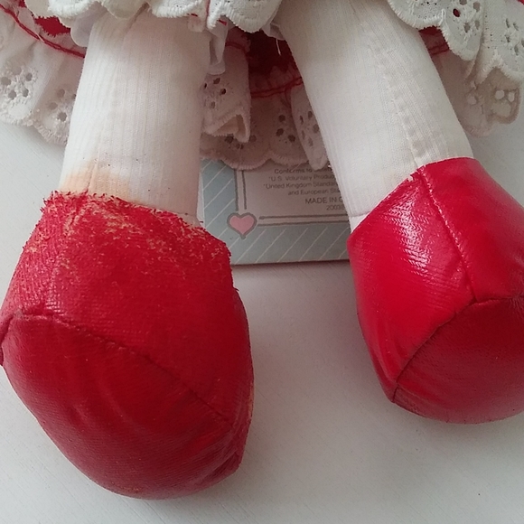 PRECIOUS MOMENTS * VINTAGE VALENTINE DOLL 1988 Edition - Picture 6 of 6